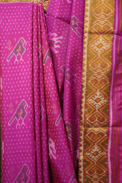 Pink Rajkot Patola Silk Saree - SRPRPSS576