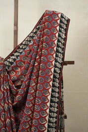 Red HBP Modal Silk Saree - SRRHBPMSS476