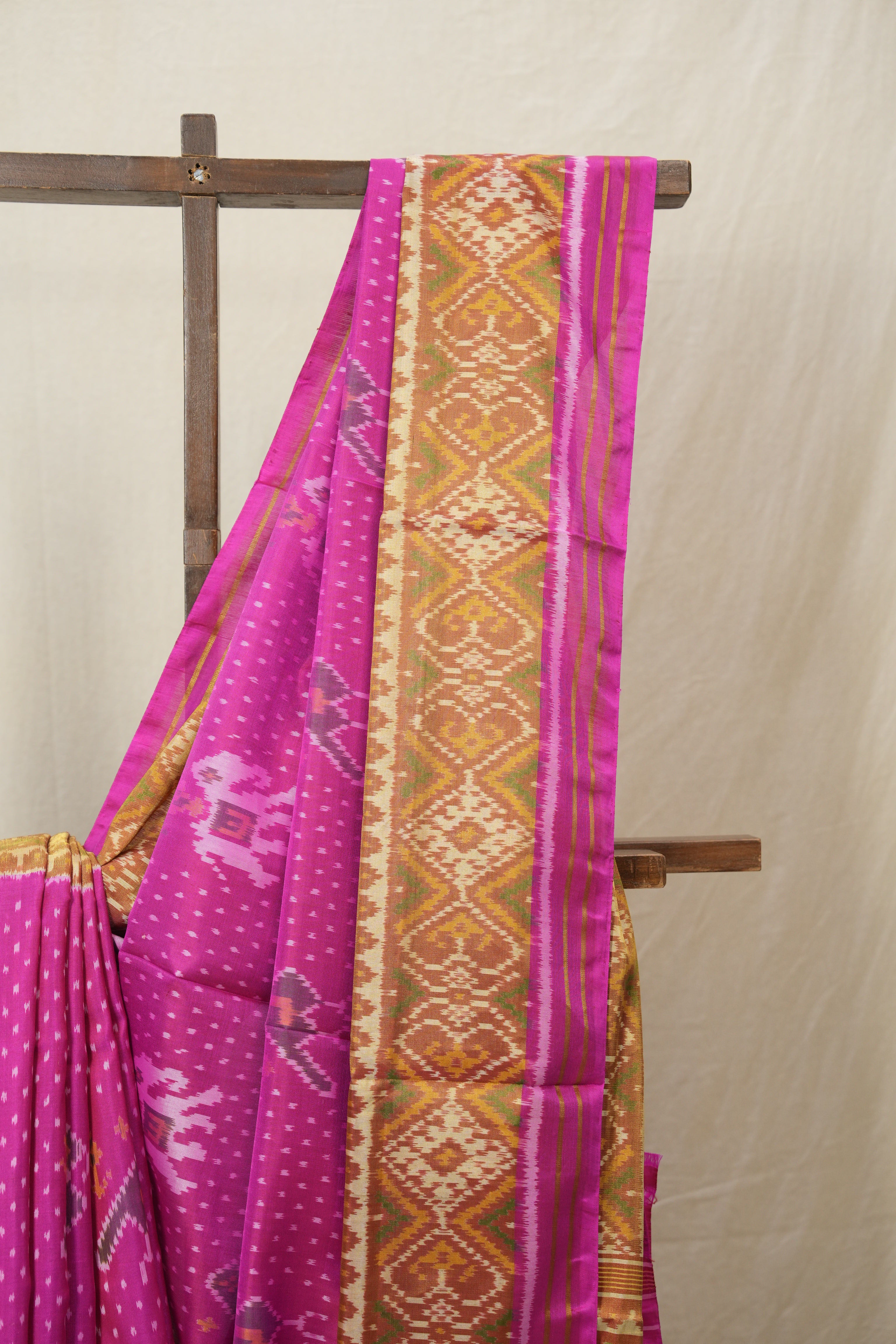 Pink Rajkot Patola Silk Saree - SRPRPSS576