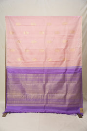 Pastel Pink Kanjivaram Silk Saree - SRPPKSS1049
