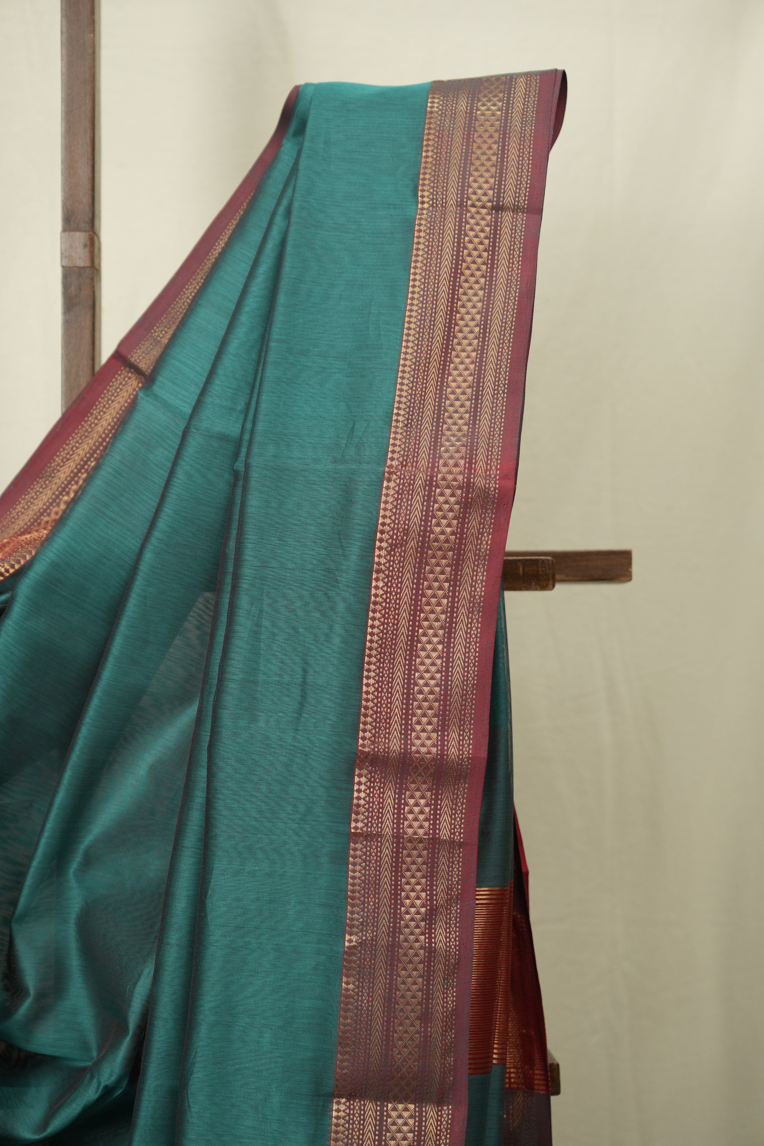 Green Maheshwari Saree - SRGMS1272
