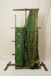 Green Rajkot Patola Silk Saree - SRGRPSS573