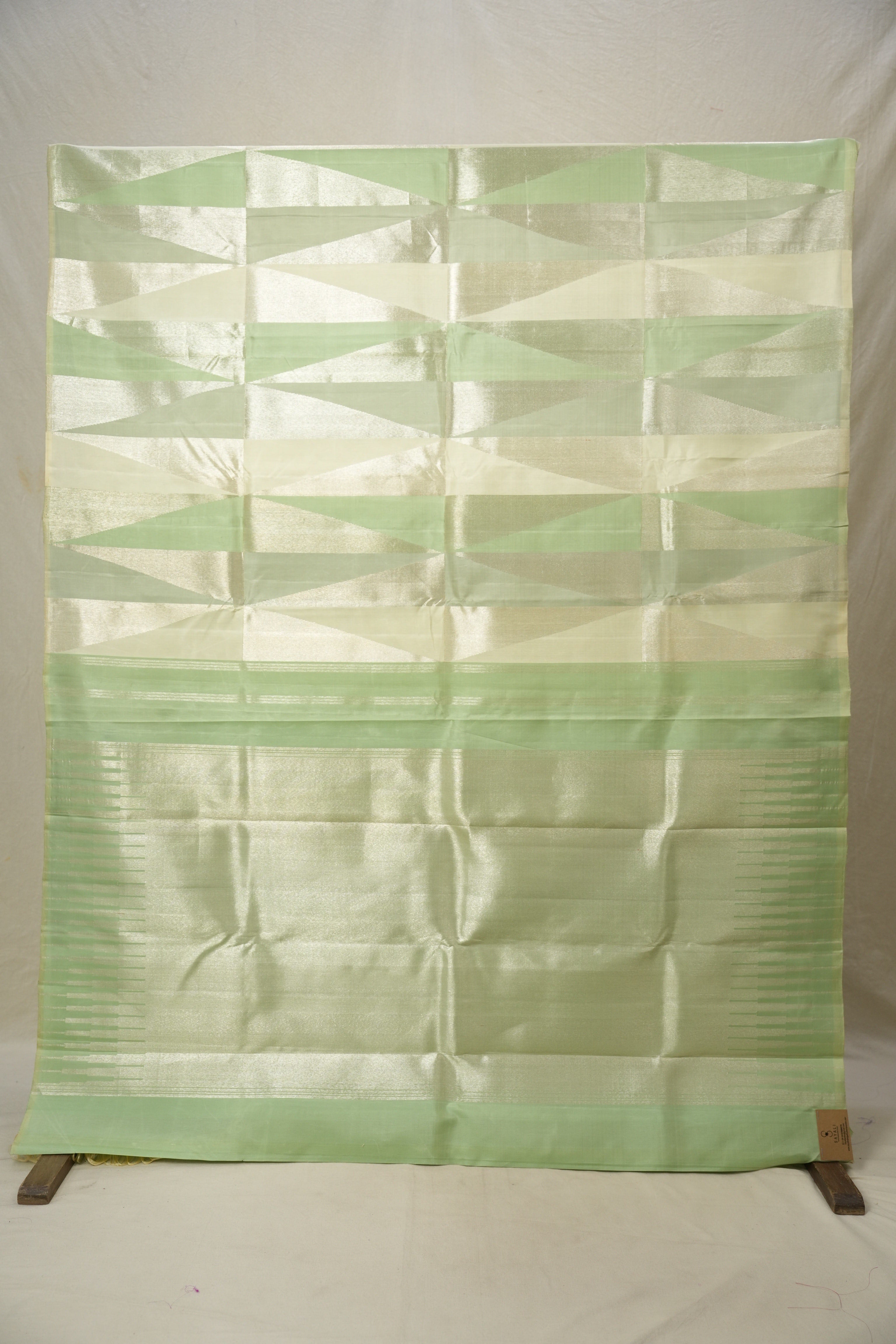 Pastel Pista Green Kanjivaram Silk Saree - SRPPPKSS1052