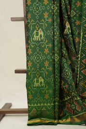 Green Rajkot Patola Silk Saree - SRGRPSS573