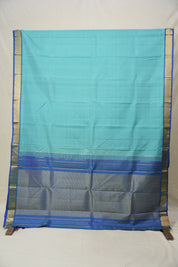 Turquoise Kanjivaram Silk Saree - SRTKSS1050