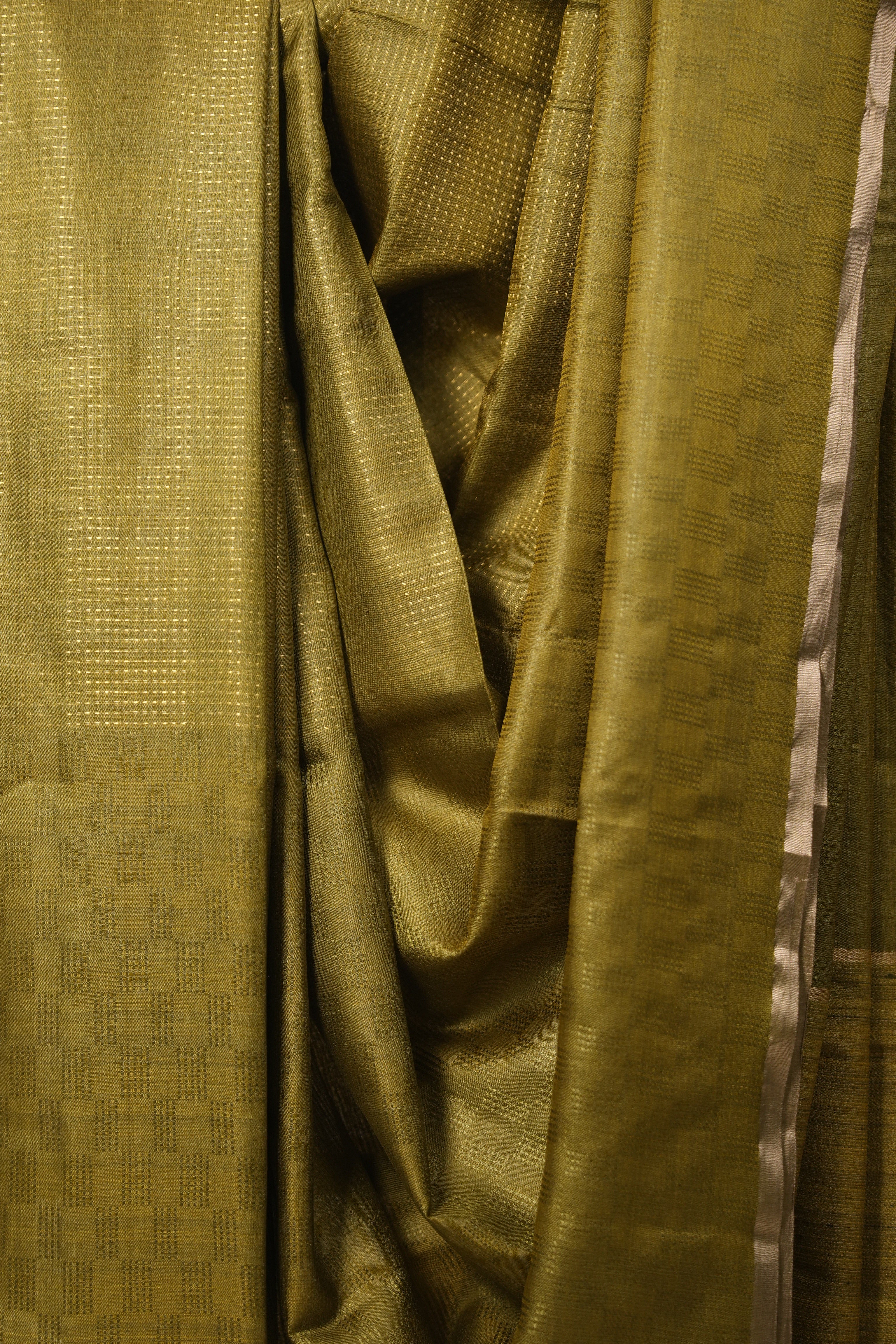 Mehendi Green Tussar Silk Saree - SRMGTSS1574