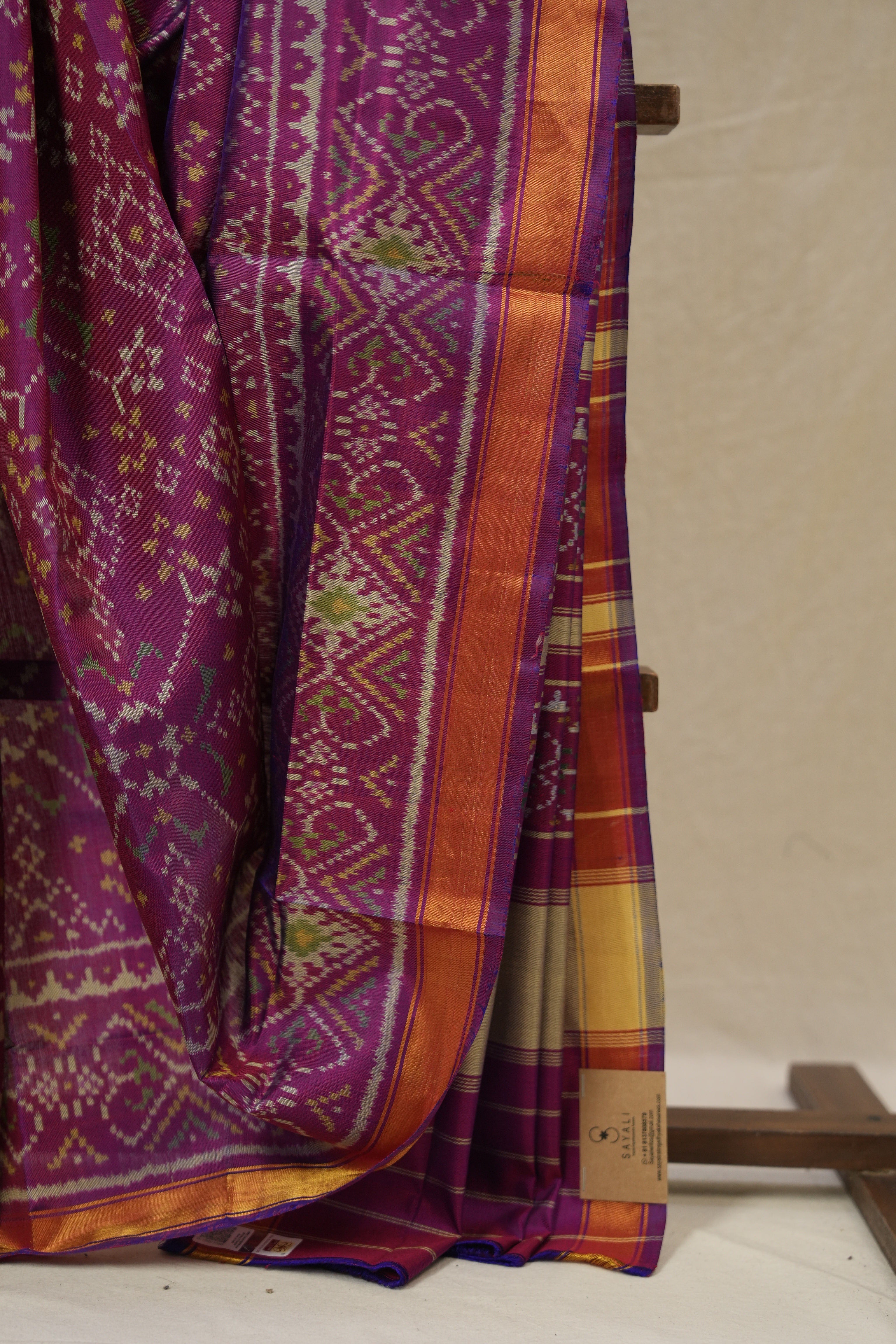Purple Rajkot Patola Silk Saree - SRPRPSS574