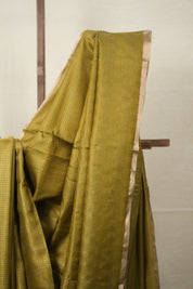 Mehendi Green Tussar Silk Saree - SRMGTSS1574