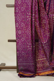 Purple Rajkot Patola Silk Saree - SRPRPSS574