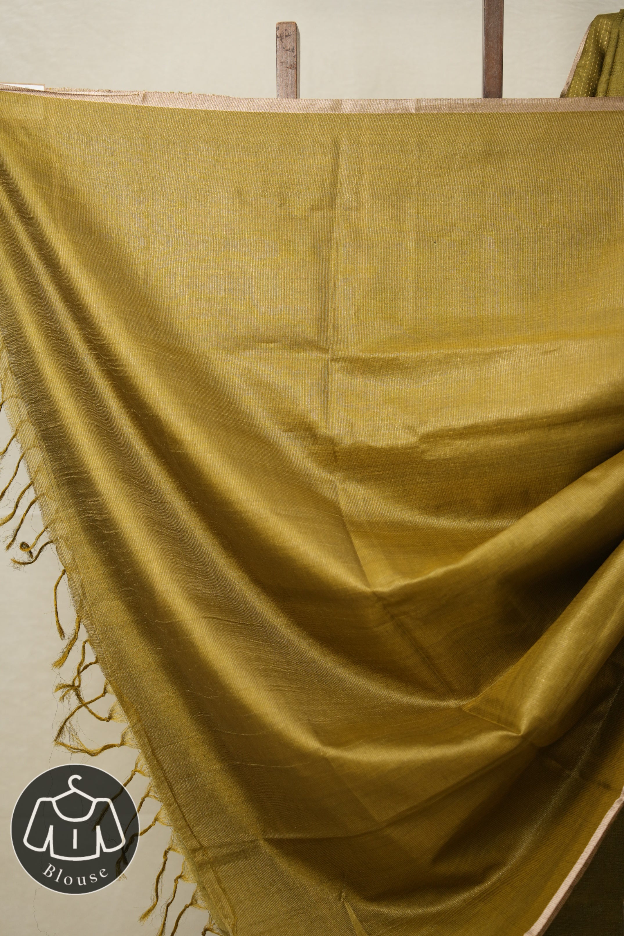 Mehendi Green Tussar Silk Saree - SRMGTSS1574