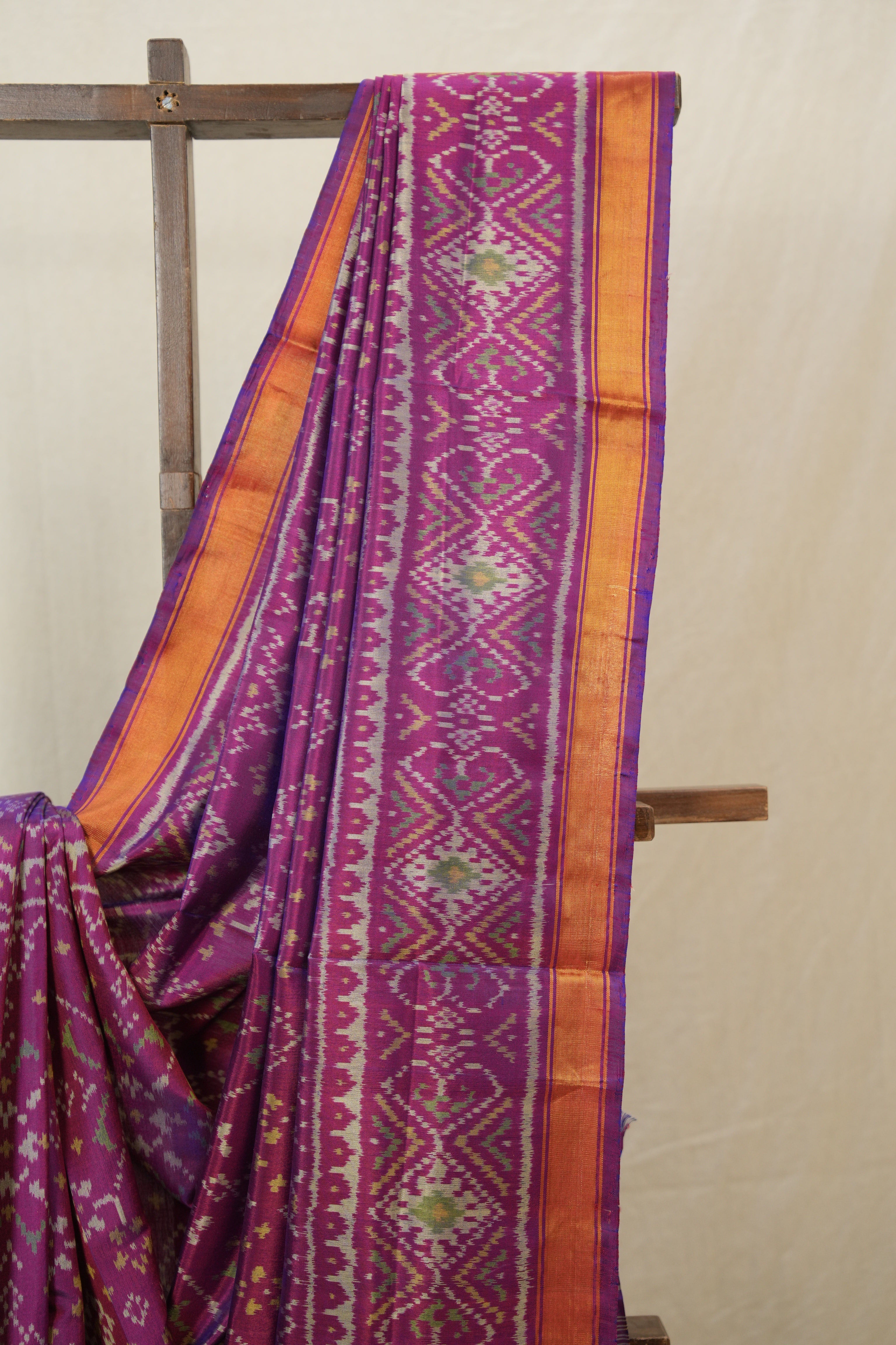 Purple Rajkot Patola Silk Saree - SRPRPSS574
