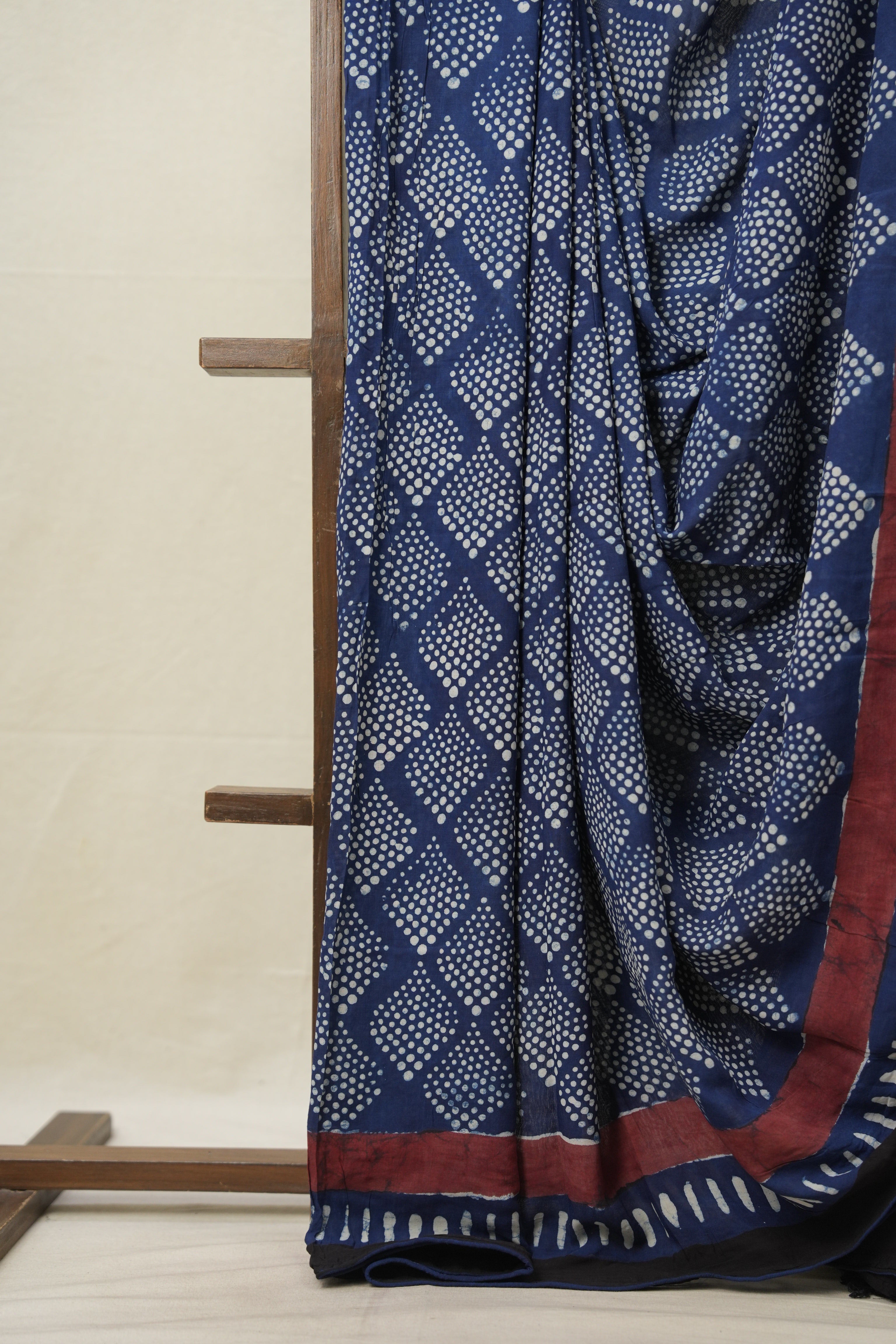 Navy Blue HBP Modal Silk Saree - SRNBHBPMSS469