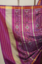 Purple Rajkot Patola Silk Saree - SRPRPSS574