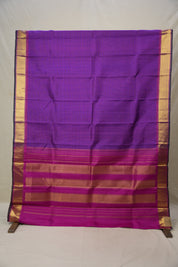 Pink Purple Kanjivaram Silk Saree - SRPPKSS1055