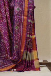 Purple Rajkot Patola Silk Saree - SRPRPSS572