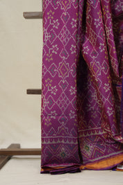 Purple Rajkot Patola Silk Saree - SRPRPSS572