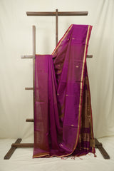 Magenta Maheshwari Saree - SRMMS1264
