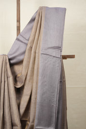 Grey Tussar Silk Saree - SRGTSS1611
