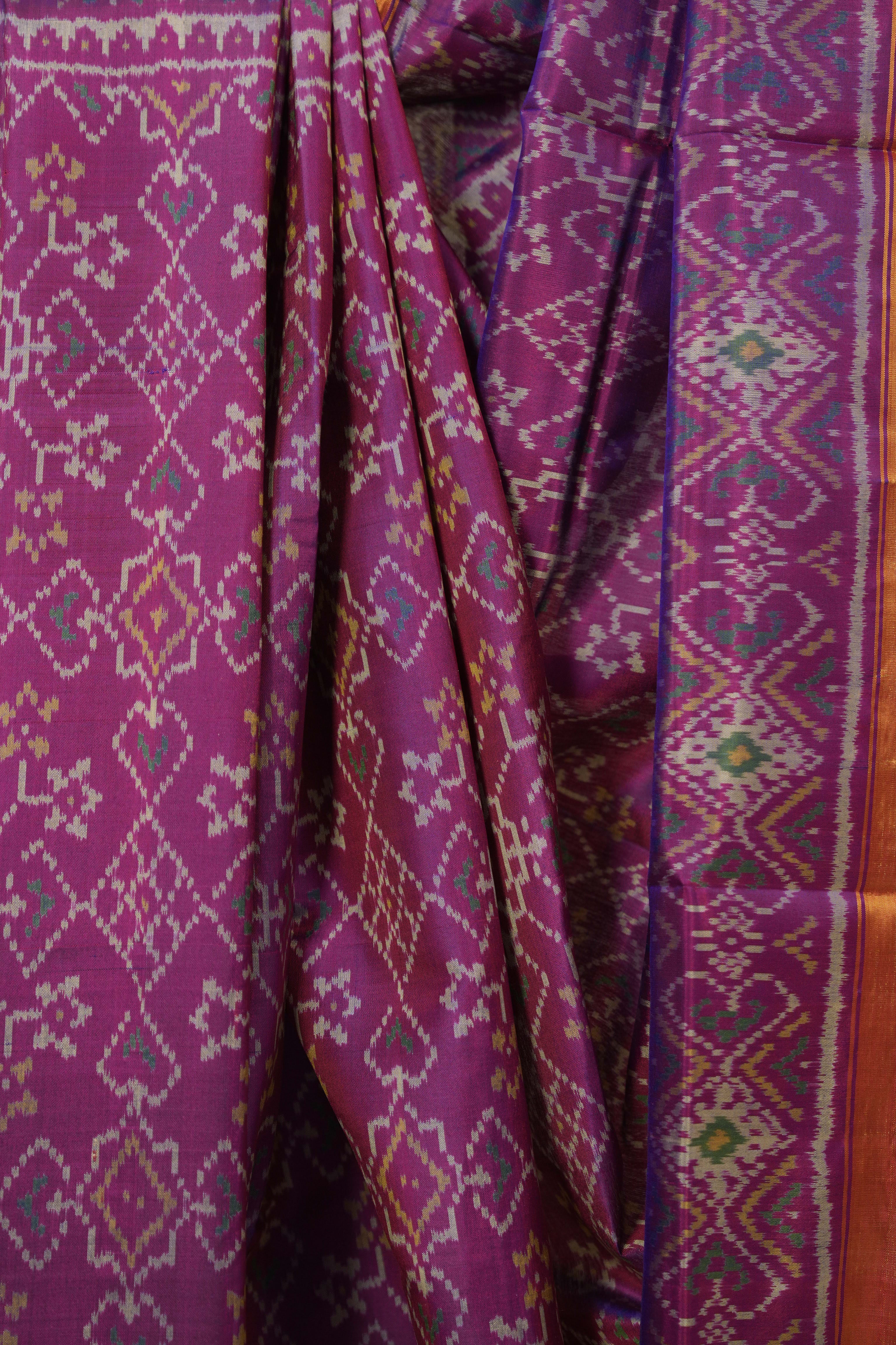 Purple Rajkot Patola Silk Saree - SRPRPSS572