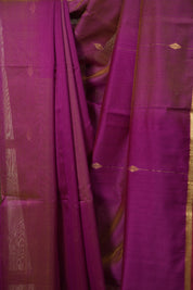 Magenta Maheshwari Saree - SRMMS1264