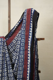 Deep Blue HBP Modal Silk Saree - SRDBHBPMSS471