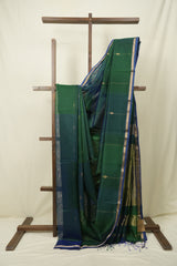 Green Maheshwari Saree - SRGMS1265