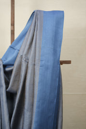 Blue Tussar Silk Saree - SRBTSS1613