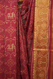 Red Rajkot Patola Silk Saree - SRRRPSS571