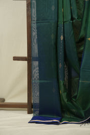 Green Maheshwari Saree - SRGMS1265