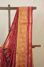 Red Rajkot Patola Silk Saree - SRRRPSS571