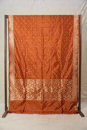 Copper Banarasi Silk Saree - SRCBSS861