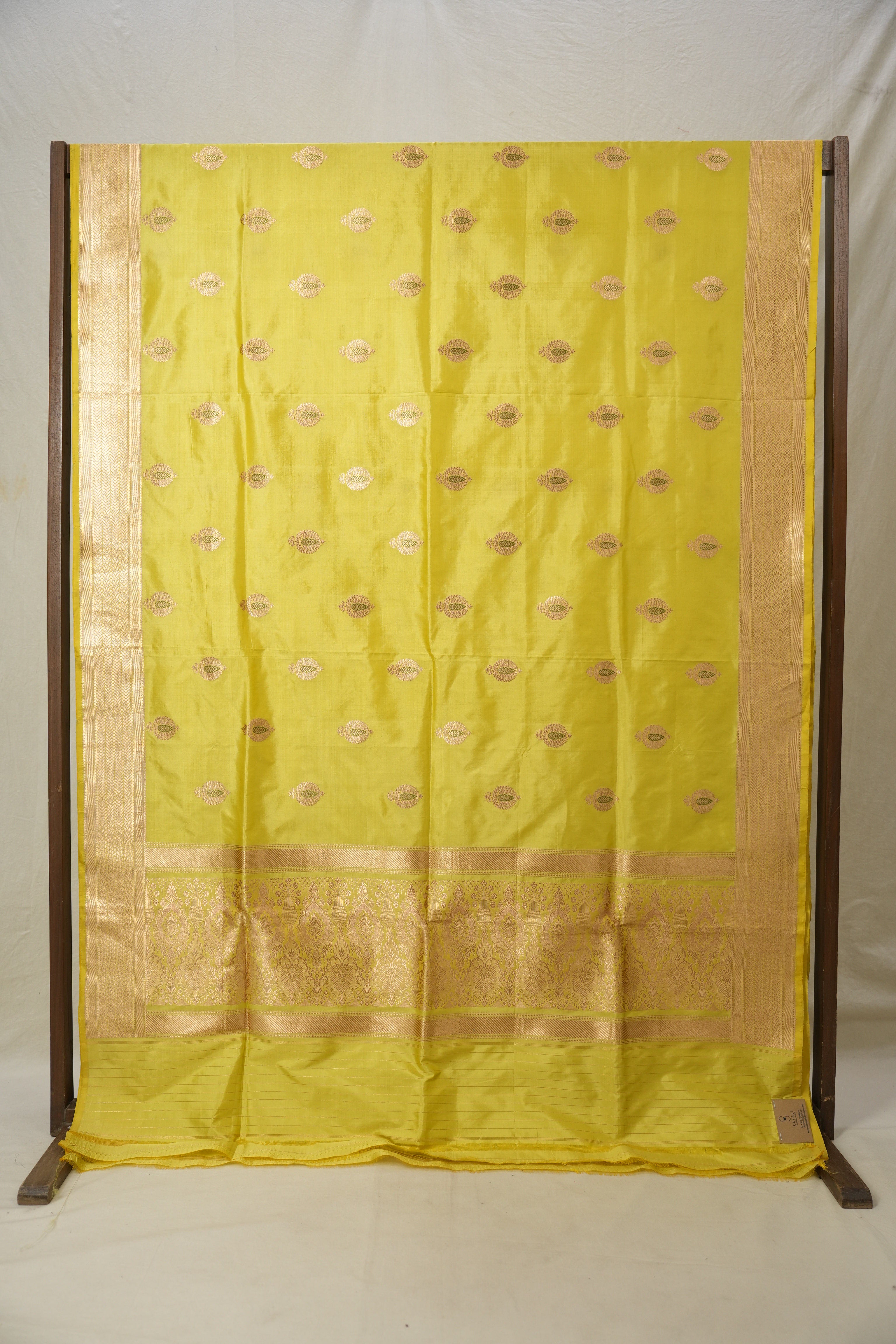 Lemon Yellow Banarasi Silk Saree - SRLYBSS022