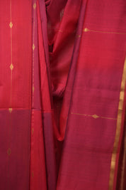 Red Maheshwari Saree - SRRMS1263