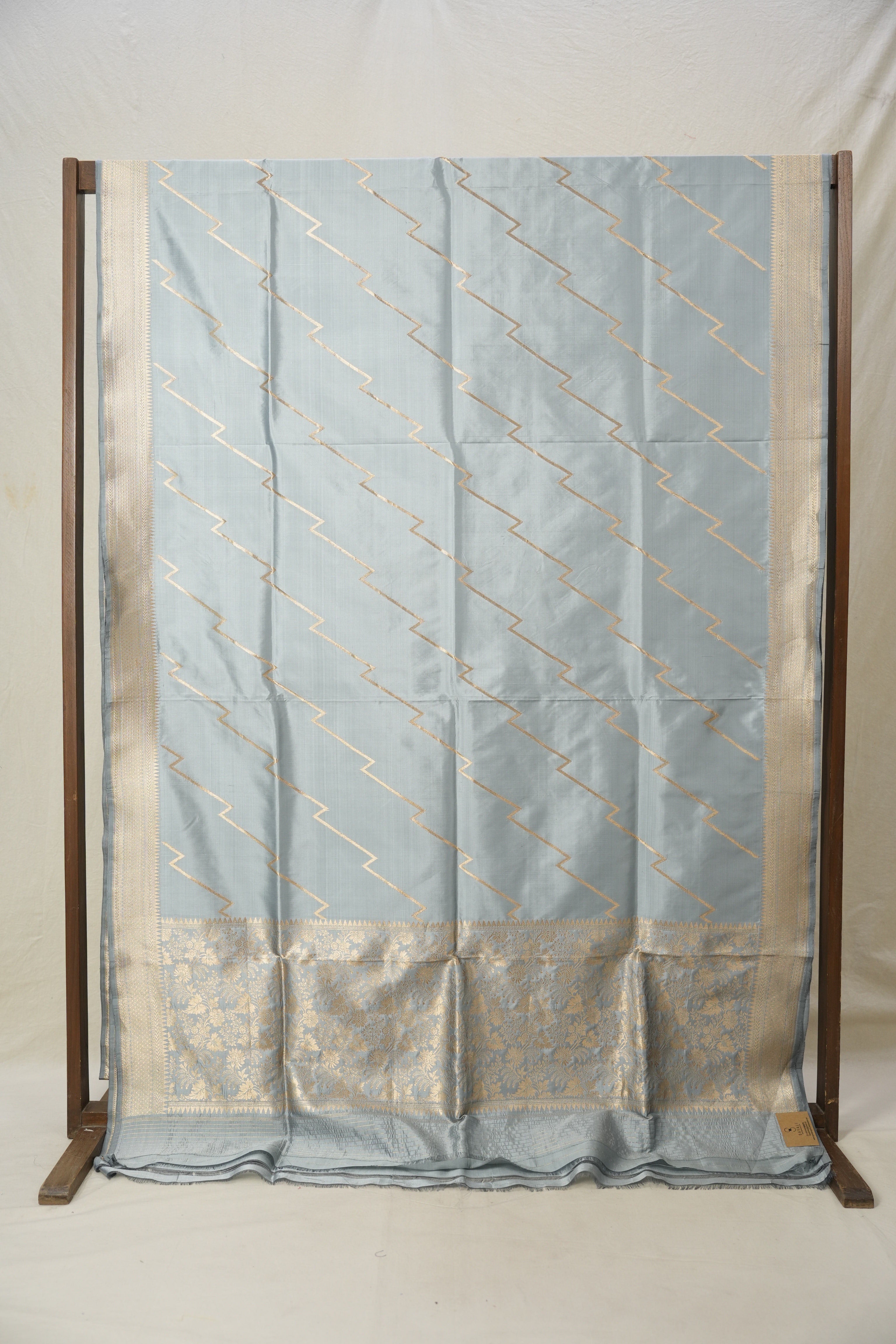 Light Blue Banarasi Silk Saree - SRLBBSS821