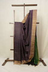 Purple Raw Silk Saree - SRPRSS810