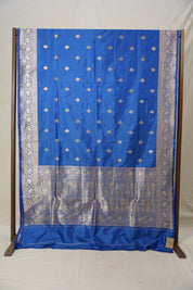 Blue Banarasi Silk Saree - SRBBSS877