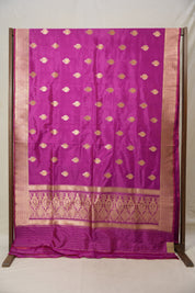 Rani Pink Banarasi Silk Saree - SRRPBSS017