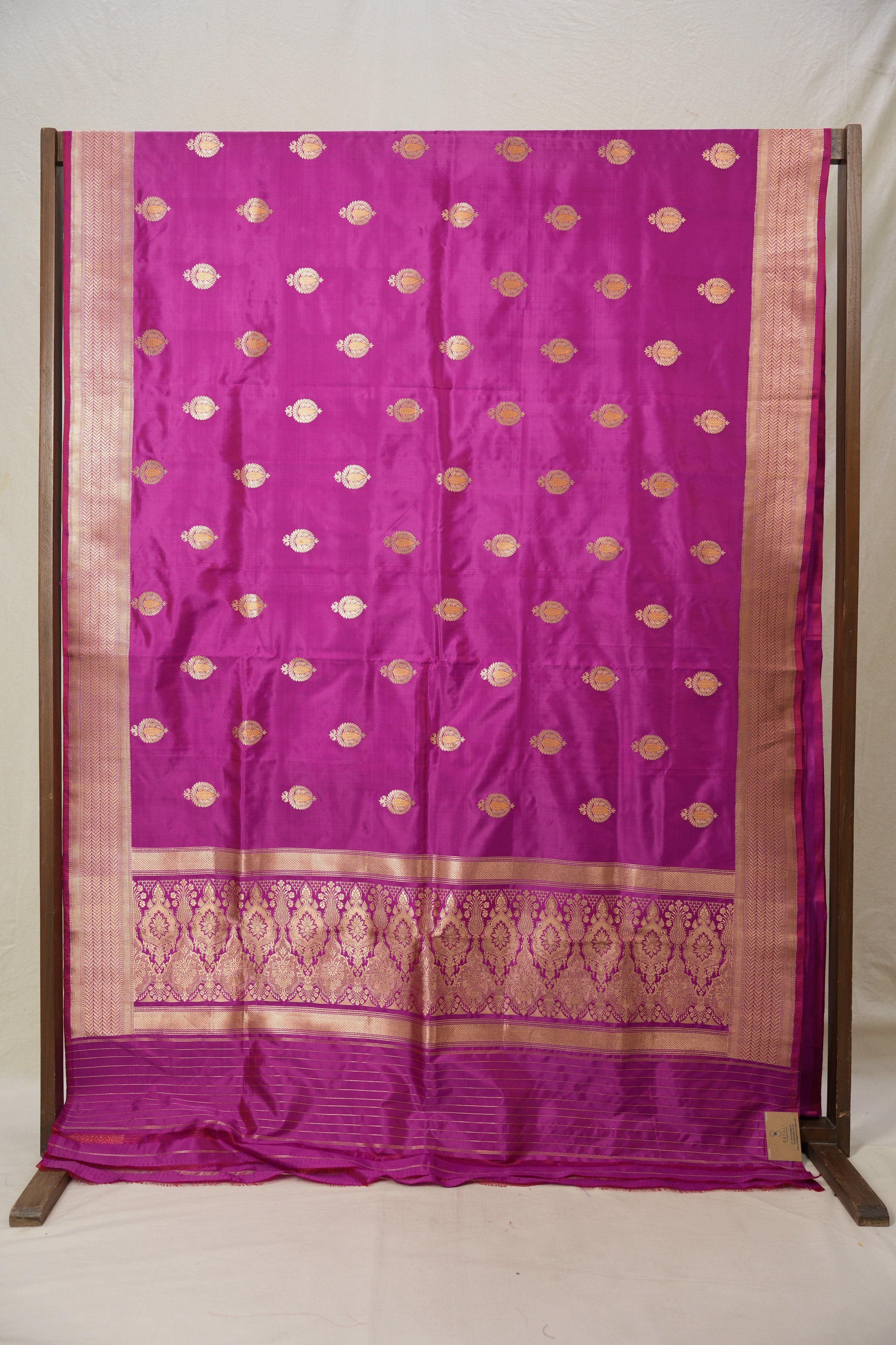 Rani Pink Banarasi Silk Saree - SRRPBSS017