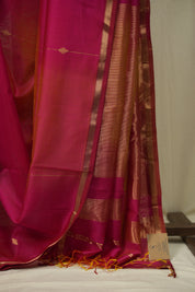 Rani Pink Maheshwari Saree - SRRPMS1260