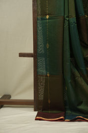 Green Maheshwari Saree - SRGMS1268