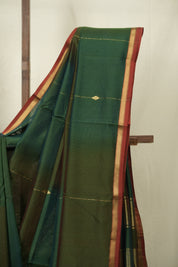 Green Maheshwari Saree - SRGMS1268
