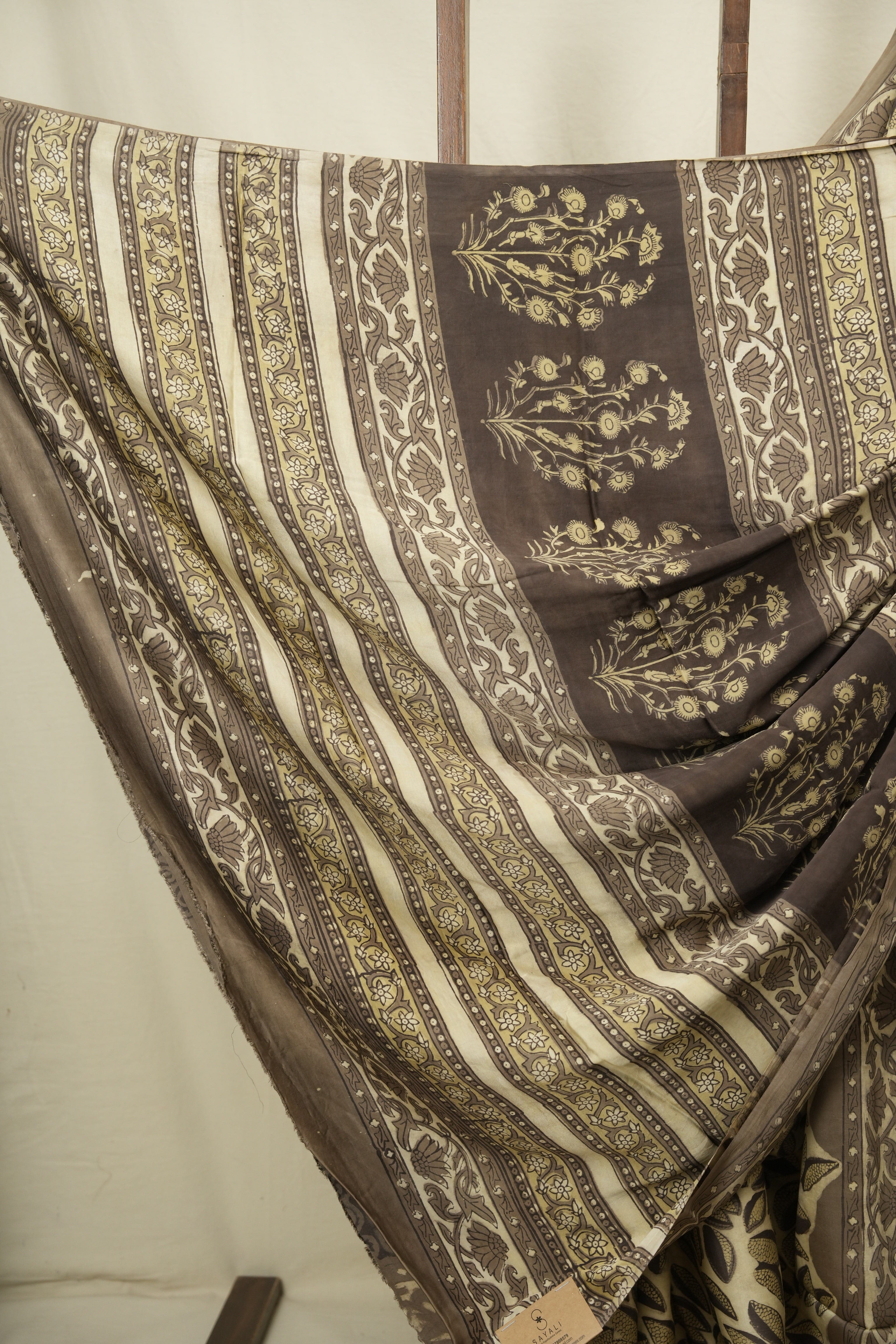 Beige Modal Silk Saree -SRBMSS775