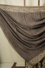 Beige Modal Silk Saree -SRBMSS775