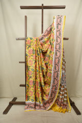 Yellow Modal Silk Saree -SRYMSS771
