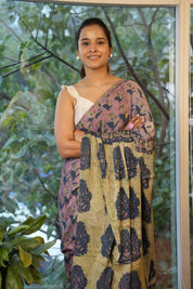 Mauve Pink HBP Modal Silk Saree - SRMPMSS555