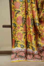 Yellow Modal Silk Saree -SRYMSS771