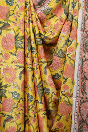 Yellow Modal Silk Saree -SRYMSS771