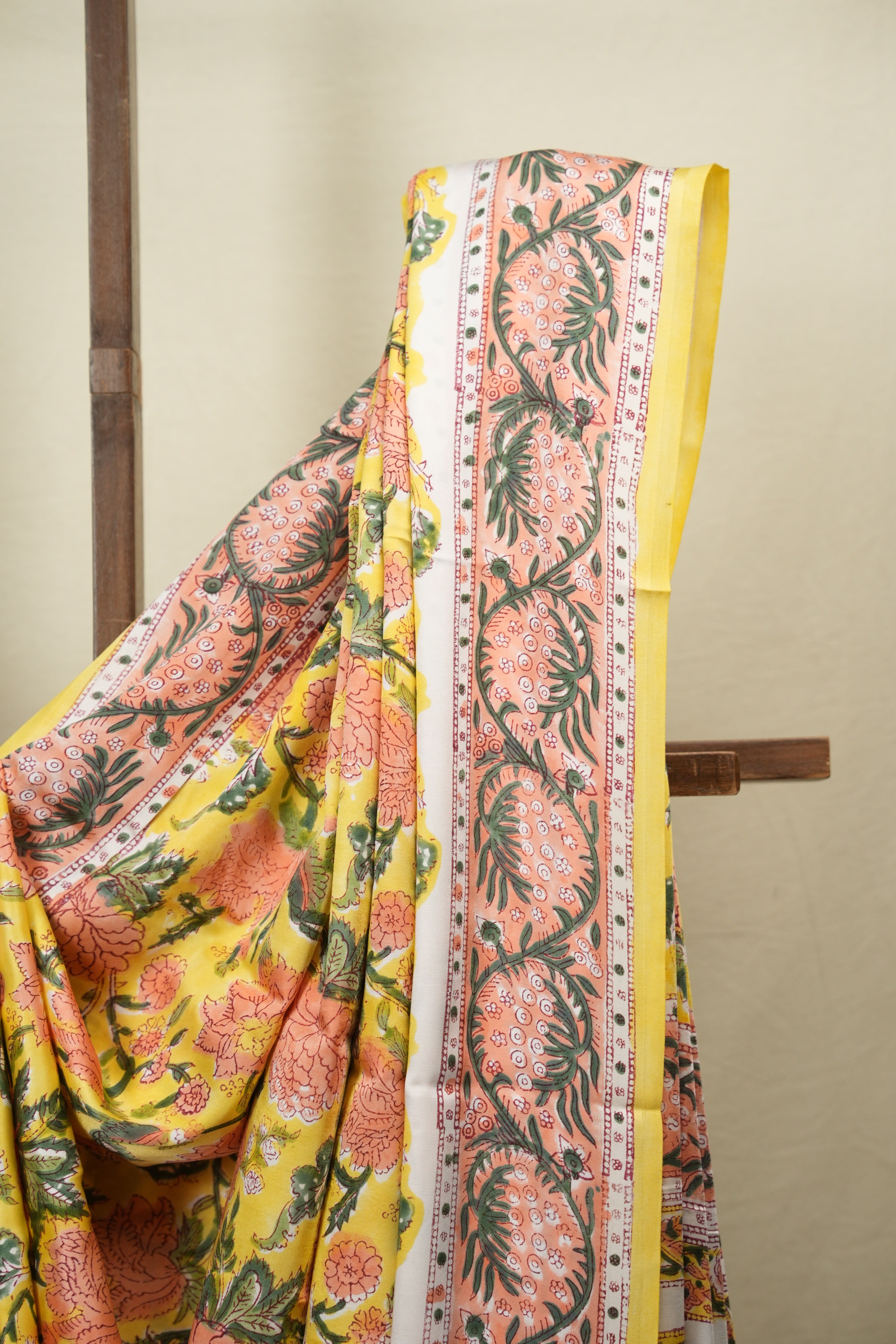 Yellow Modal Silk Saree -SRYMSS771