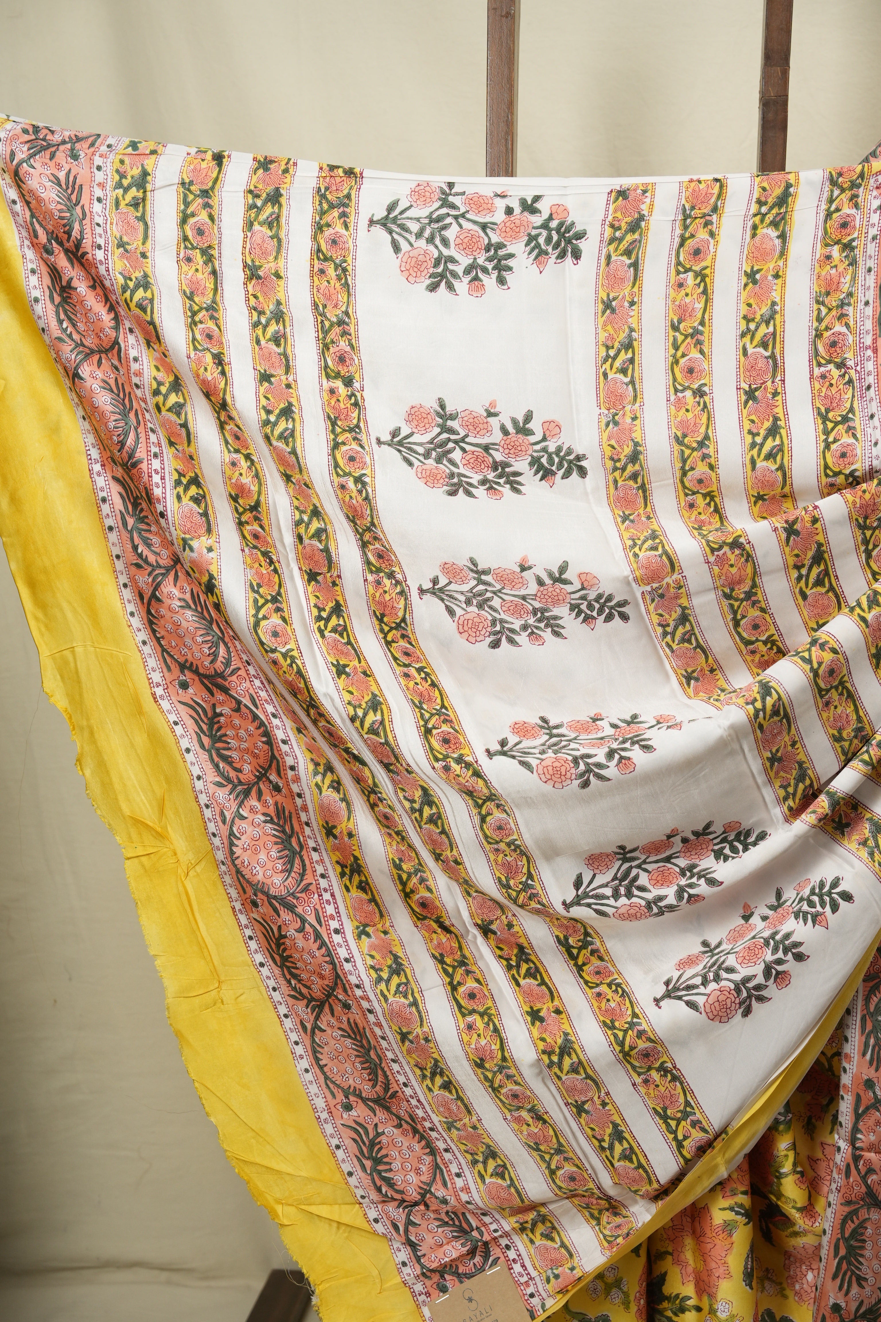 Yellow Modal Silk Saree -SRYMSS771