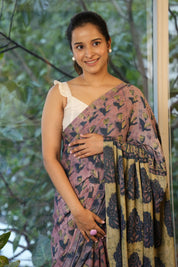 Mauve Pink HBP Modal Silk Saree - SRMPMSS555